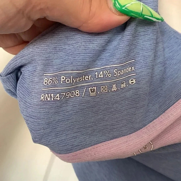 Outdoor Voices Venus Color Block Crop Top Sports Bra - Picture 5 of 6